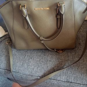Michael kors  Green leather bag